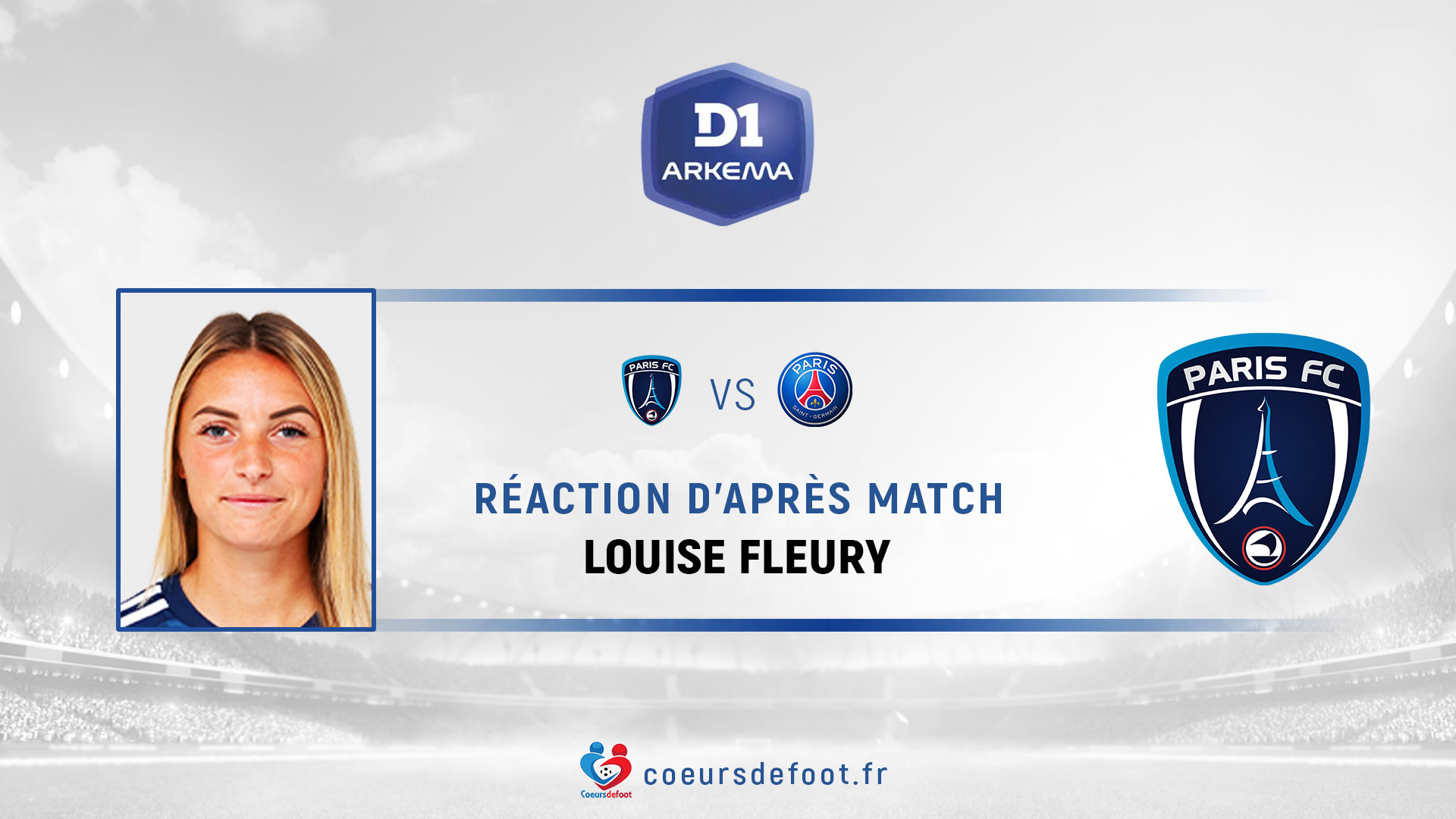Louise Fleury (Paris FC) : « C'est vrai qu'on était plus proche contre Lyon que aujourd'hui face au PSG »