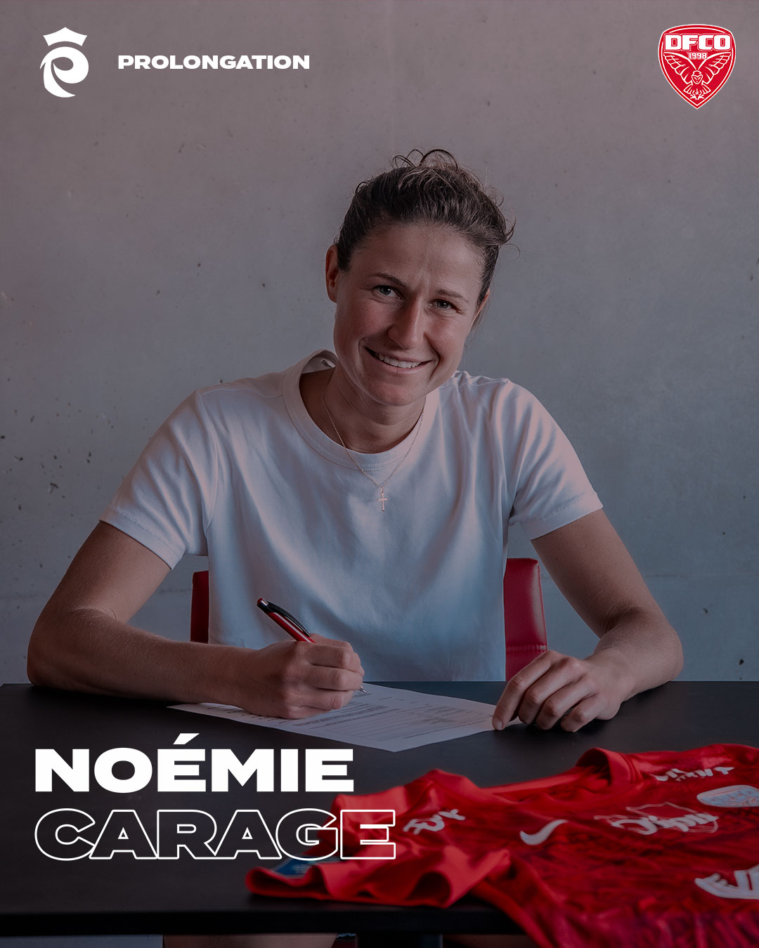 Noemie Carage prolonge jusqu'en 2026 avec le DFCO