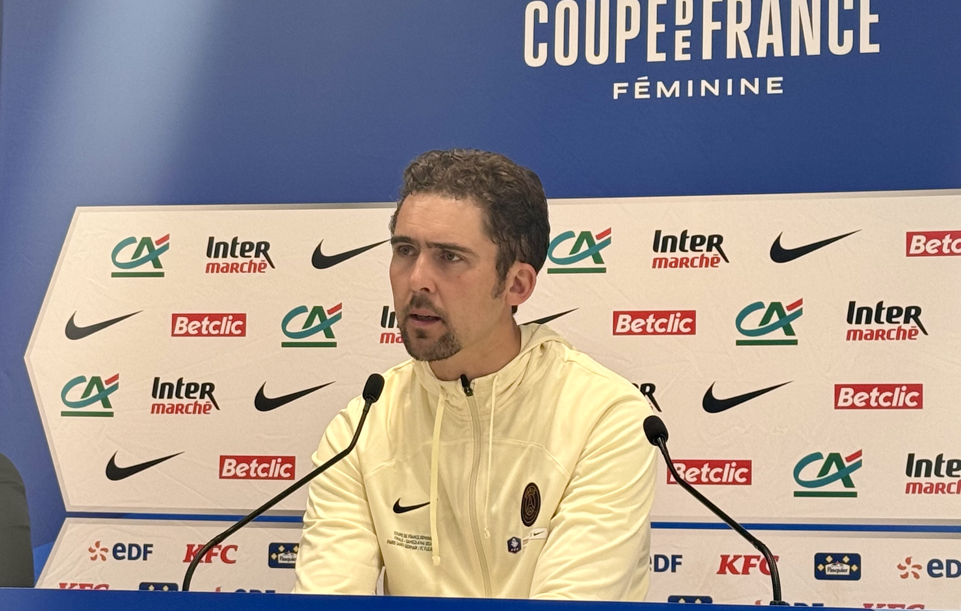 [CDF] Jocelyn Prêcheur (PSG) : « On revient de loin, je suis heureux pour les joueuses »