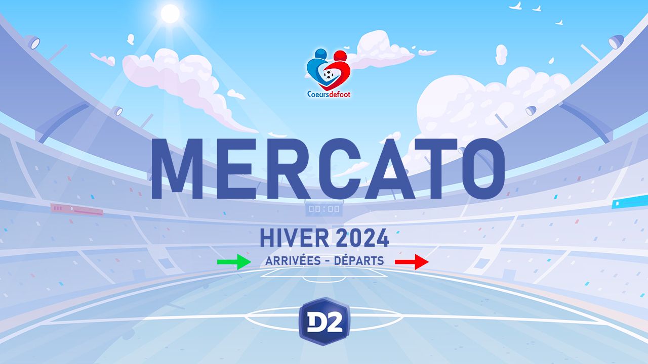 Mercato hiver 2024 : Le point sur les mouvements en D2