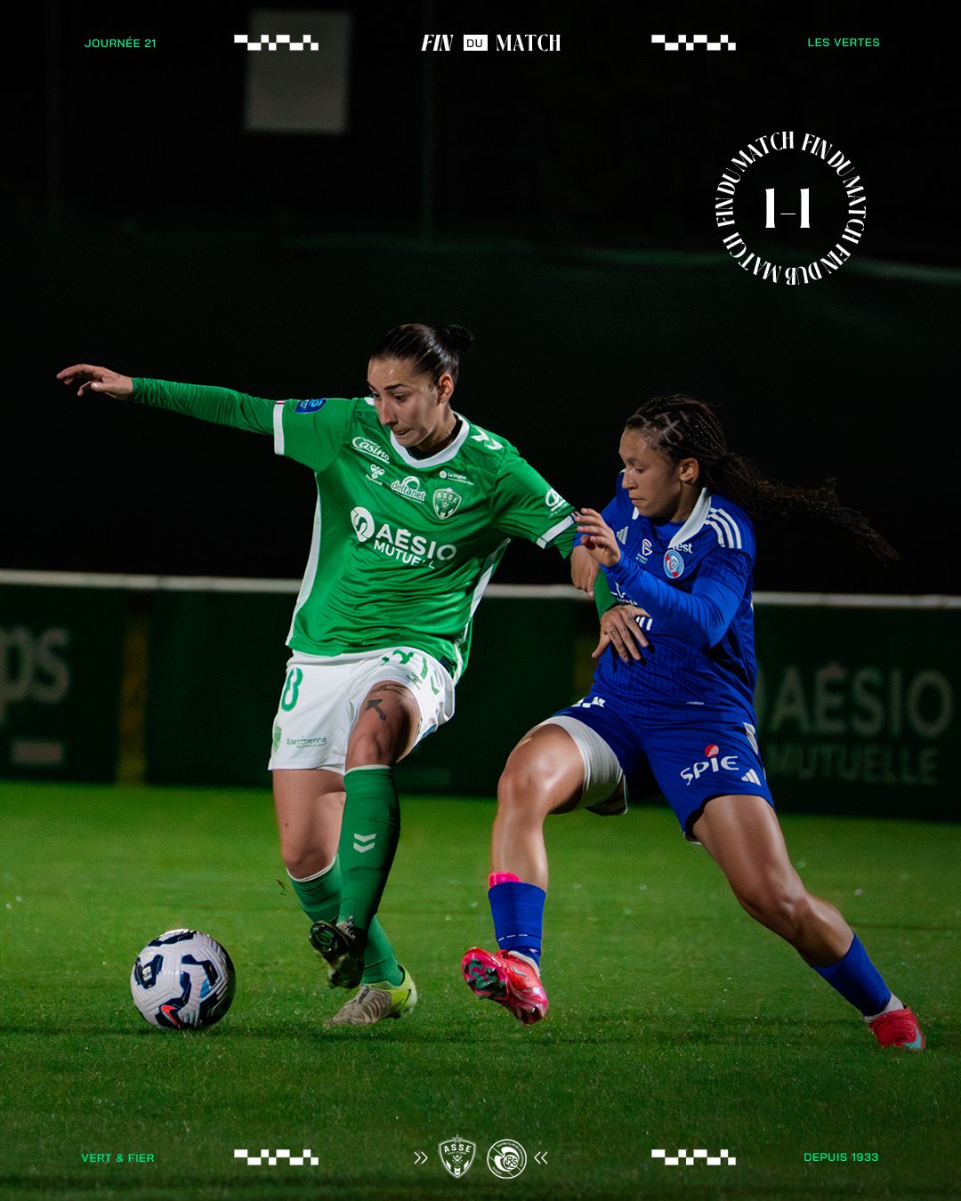 D1 Arkema : Les stéphanoises sauvent leur saison dans les derniers instants du match..