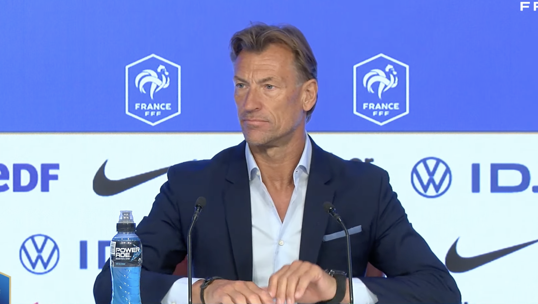 Hervé Renard (Bleues) : « Ce n'est pas le moment de venir tout bouleverser. »