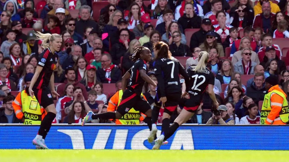 Ligue des Championnes : Lyon résiste et s’impose à l’Emirates Stadium de Londres