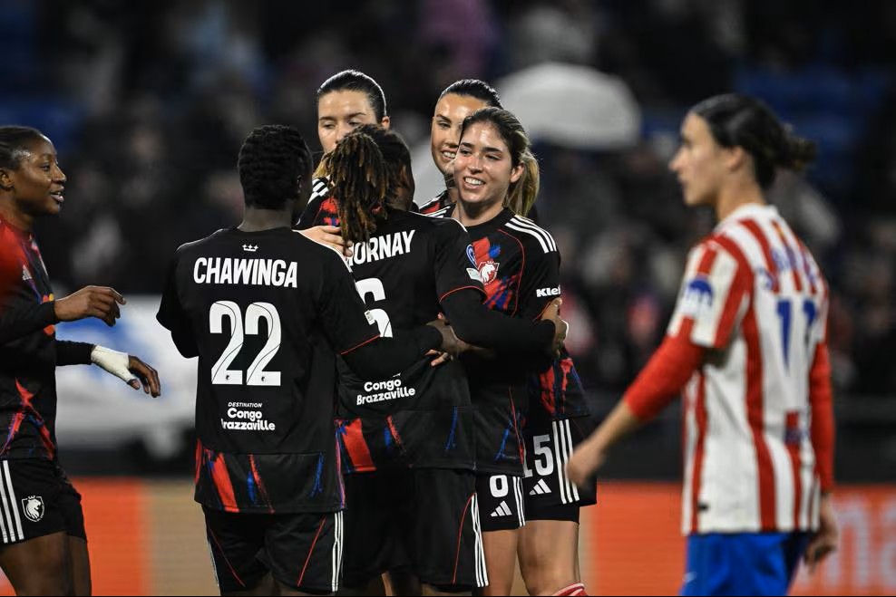 UEFA Women’s Champions League : l’OL Lyonnes qualifiées après leur large victoire face à l’Atlético