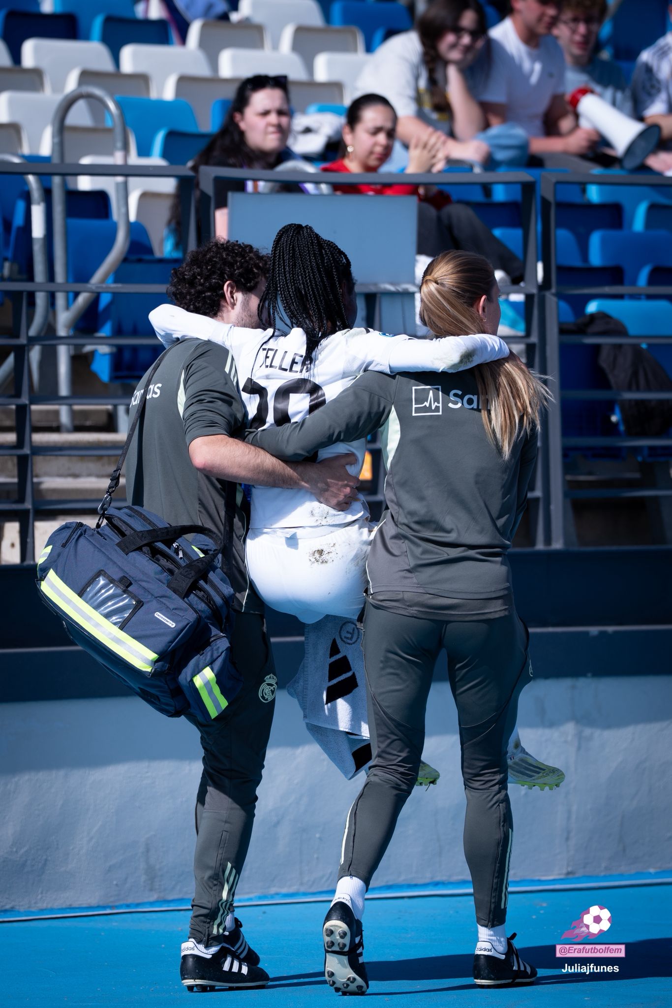 Naomie Feller blessée avec le Real Madrid