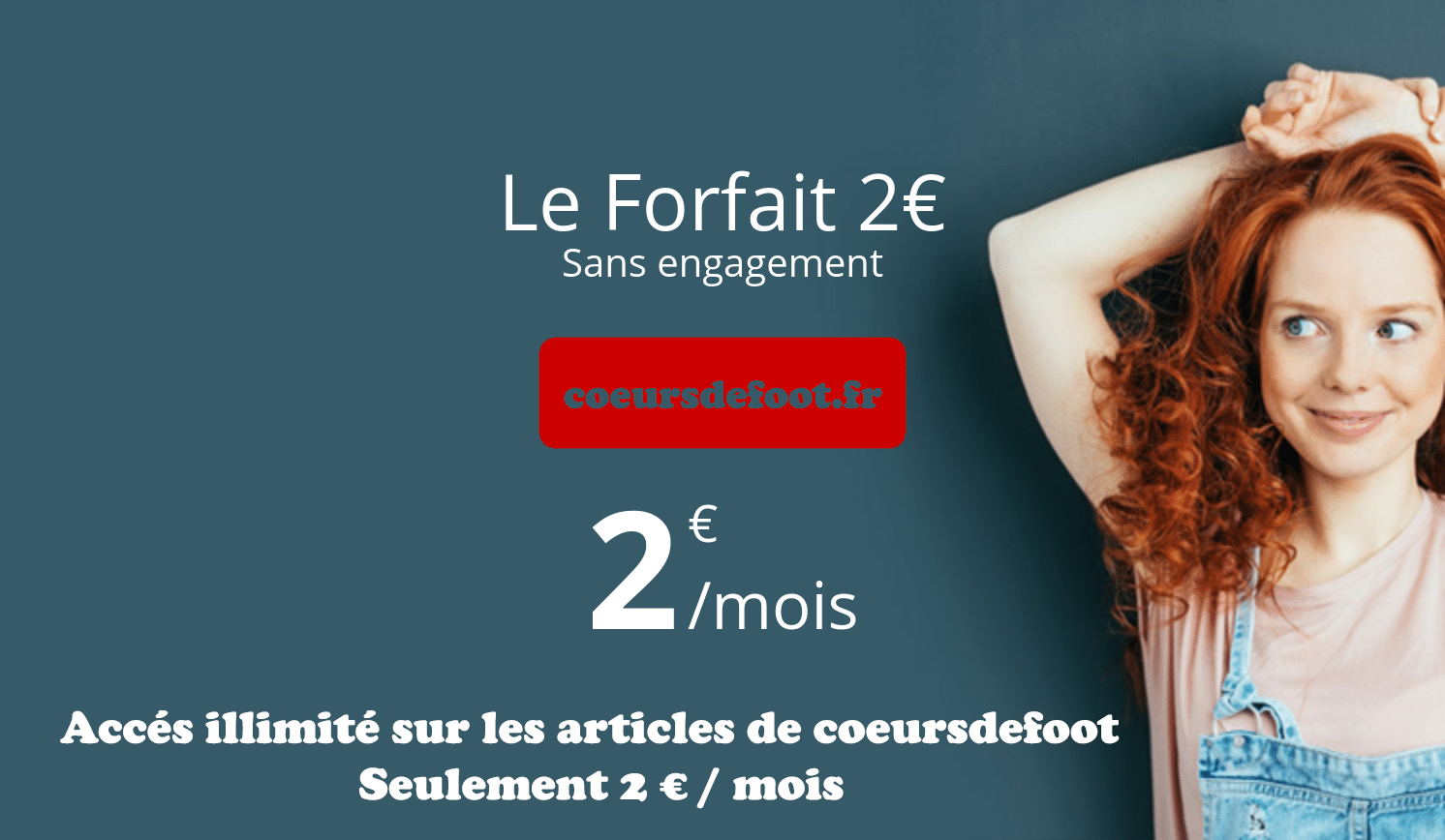 Coeurs de foot - Abonnement mensuel